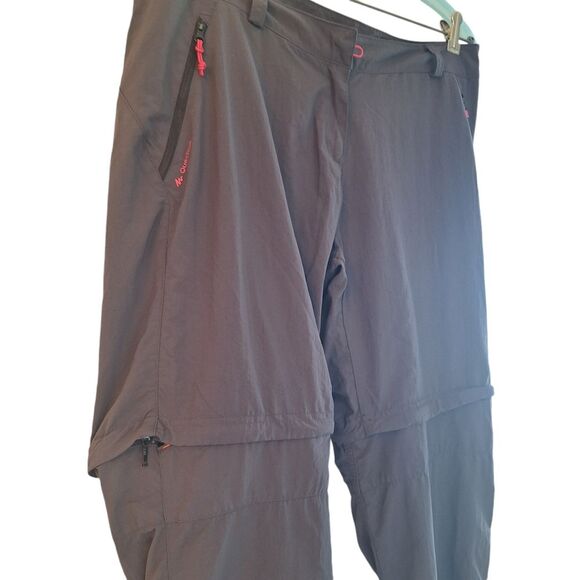 Decathlon Quechua Trek Pants Convertible Zip Off Shorts Hiking Active Outdoor M - Picture 1 of 16